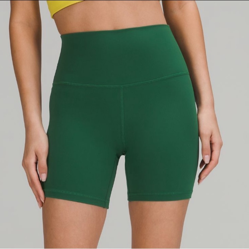 NWT 🍋 Lululemon Everglades Green Align High Rise Short 6” Size 4